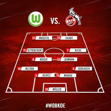 Fc köln aufstellung heute , 1. 1 Fc Koln Pa Twitter Die Effzeh Aufstellung Gegen Den Vfl Wolfsburg Wobkoe
