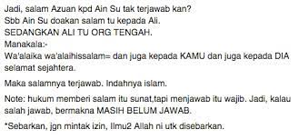 Tahukah Anda Selama Ini Cara Kita Jawab Salam Salah Dr Haji Fadzilah Kamsah Bagitahu Sebabnya