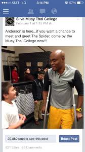 Tristan And Anderson Silva At The Silva Mtc Anderson Silva Martial Arts Bjj