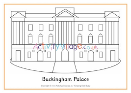 Download and print free crystal palace f.c. Buckingham Palace Colouring Page