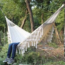 Maybe you would like to learn more about one of these? Haolaiwu Hammock Boho Large Brazilian Macrame Fringe 2 Person Double Deluxe Hammock Swing Net Chair Indoor Hanging Chair Hammock Swings A 01 Hammocks Patio Lawn Garden Rayvoltbike Com