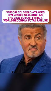 Sylvester Stallone and Whoop Goldberg