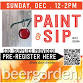 December Paint N' Sip with Sierra on Sunday event image