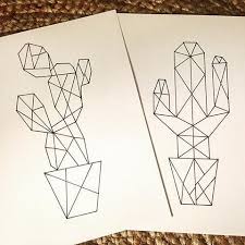Cactus Origami Cactus Kaktusaddict Zeichnen Dessinorigami Origami Diy Paper Blog In 2020 Geometrie Kunst Zeichnung Geometrisches Tier