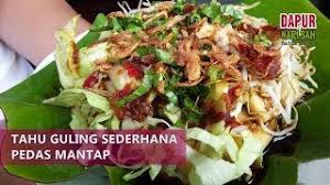 Ayam goreng is an indonesian and malaysian dish consisting of chicken deep fried in oil. Resep Cara Membuat Tahu Guling Sederhana Pedas Mantap Youtube