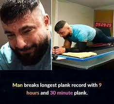 Met with the very talented & strong 8 year old Mulham who held a plank for  1 hour and 30 minutes a few months ago. We will support Mulham to be  recognized