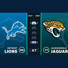 Check spelling or type a new query. Nfl Week 6 Madden Simulation Detroit Lions At Jacksonville Jaguars Pride Of Detroit