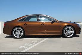 Find Of The Day New Audi S8 With Ipanema Brown Paint By Audi Exclusive Fourtitude Com Audi Ipanema Car Colors