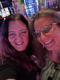 AJ is at the @rosegamingresort for their 1 year anniversary! She's there  till 5p, but the celebration never ends!!