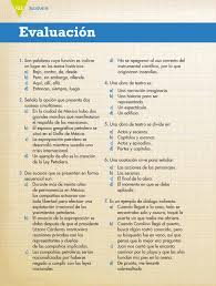 Guia de español 6 grado. Espanol Sexto Grado 2016 2017 Online Pagina 122 De 184 Libros De Texto Online