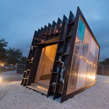 Yves Behar Designs Slanted Surf Shack For Design Miami Kiosk Design Surf Shack Roof Architecture