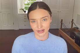 Miranda may kerr is an australian model and businesswoman. Miranda Kerr Shares Quarantine Date Night Skincare And Makeup People Com