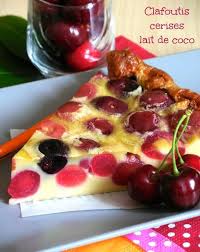 Clafoutis Aux Cerises Et Au Lait De Coco Recette Clafoutis Aux Cerises Lait De Coco Recettes De Cuisine