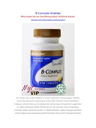 Sememangnya folic acid turut mempunyai kebaikan pada golongan lelaki. B Complex Shaklee