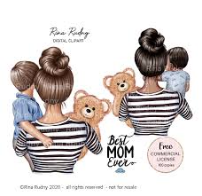 Mothers Day Clipart Mom Son Clipart Mommy Clipart Teddy Etsy In 2020 Clip Art Teddy Bear Clipart Kids Clipart