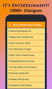 Best Of Ranbir Kapoor Dialogues For Android Apk Download 5 dialogues from his movies which captured the thoughts of this. best of ranbir kapoor dialogues for