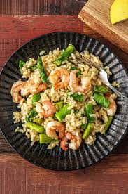 Shrimp And Asparagus Risotto Recipe Hellofresh Recipe Risotto Recipes Shrimp And Asparagus Asparagus Risotto Recipe