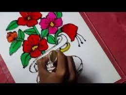 Irrespective of any reason every one like flower because it conveys the best. Flower Glass Painting Tutorial Youtube