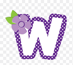 American lung association's lung force unites women and their loved ones across the country to stand together for lung health and against lung cancer. Letter Alphabet W Ch Morado Love Purple Png Pngegg