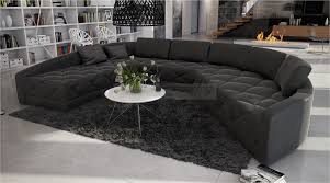 Egal ob leder oder stoff. Bequeme Sofa Wohnlandschaft Secreto In Leder Als U Form
