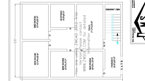 Check out a wide array of floor plans for four bedroom homes and apartments in this post. 28 X 38 Latest 4 Bedroom House Plan Map Naksha Design Youtube