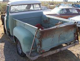 Dodge introduced the 241.3 cu in (4.0 l) engine in 1953. 1955 Dodge Model C 3 B6 1 2 Ton High Side Pickup Truck Big Back Window For Sale