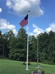 My son has been wanting one, and on our way home from greenfield village hubby and i stopped at harbor freight and picked one up. Flagpole Delivery Installation Resources