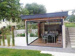 Gartenlaube Mit Glasschiebeturen Verglasen Projektbilder Glasschiebetur Gartenlaube Gartenhaus