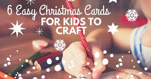 Kids can make handmade christmas cards to give to family and friends at christmas. 6 Easy Christmas Cards For Kids To Craft