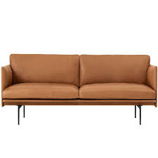 Outline Sofa 2 Sitzer Von Muuto Connox Shop Muuto Sofa Leather Sectional Sofas Scandinavian Sofa Design