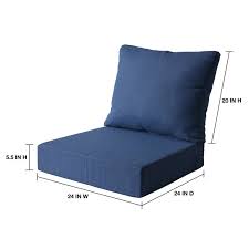 2 Piece Deep Seat Cushion Set