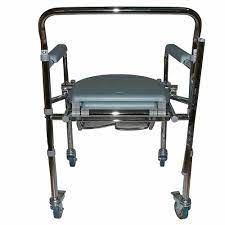Комбиниран сгъваем инвалиден стол за баня и тоалетна » Ortopedia.bg