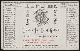 Compare car, home, health & life insurance companies. Trade Card For The Travelers Insurance Company Of Hartford Life And Accident Insurance Hartford Connecticut 1868 Historic New England