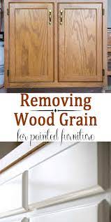 This is a great project for anyone who wants to update their kitchen cabinet doors and frames quickly and easily. Filling Wood Grain Before Painting Oak Cabinets Craving Some Creativity