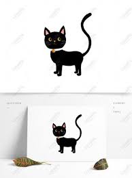 Black and white rust card design template vector 2. Cartoon Black Cat Element Design For Commercial Use Psd Images Free Download 1369 1024 Px Lovepik Id 733459078