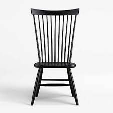 Find modern dining room chairs as dashing as the table itself. Marlow Ii Black Maple Dining Chair Reviews Crate And Barrel