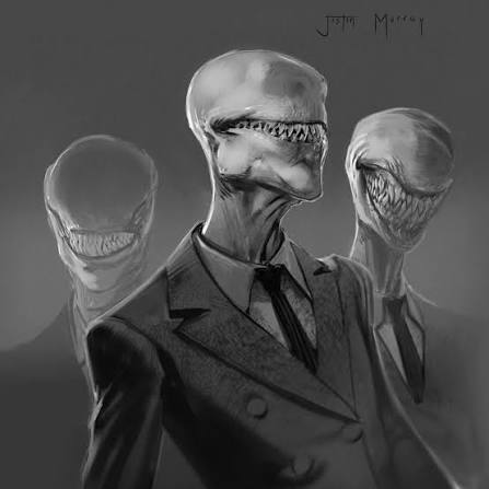 Slender Man sketch I made for #inktober2021 - suit. . . . . . #slenderman  #creaturedesign #artistoninstagram #horrorartwork