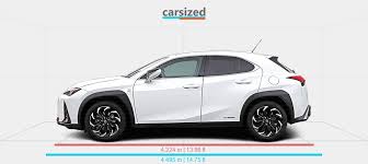 Each category is designed with the help of different engineers and technical professionals who have. Dimensions Lexus Ux 2018 Present Vs Toyota Auris 2006 2012