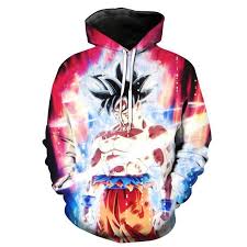 Dragon ball super is a japanese anime television series produced by toei animation that began airing on july 5, 2015 on fuji tv. Dragon Ball Z Goku Ultra Instinct Power Hoodie Dragon Ball Z Clothing Vzamart