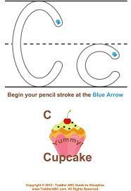 There is nothing quite like the pure joy that's expressed on the faces of young children when our alphabet worksheets are intended to help push your child through that door with a variety of exercises that enlighten and entertain at the same time. Toddler Abc Guide To Write The Letter C Chart For Ages 1 2 3 4 5 Toddlers Preschool Learning Printables Toddler Learning Teaching Toddlers