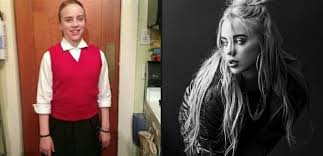 Девушка считает, что в обычной школе к ней никто бы не отнесся серьезно, и это бы ее очень расстраивало. Pevica Billi Ajlish Papu Let Nazad I Cejchas Pikabu