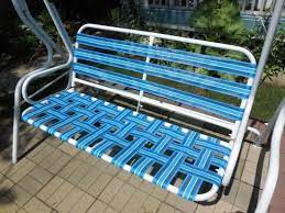 Two regular & two of these. How To Reweb A Lawn Chair Patio Furniture Makeover Patio Chairs Redo Patio Swing