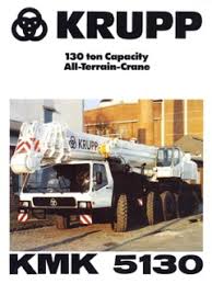 all terrain cranes krupp kmk 5130 specifications cranemarket