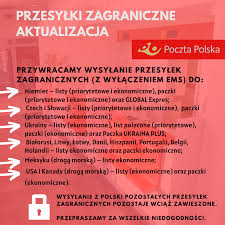Polska firma wycofuje się z projektu. Poczta Polska Przywraca Wysylanie Przesylek Zagranicznych Do Niektorych Krajow Biuro Prasowe Poczty Polskiej