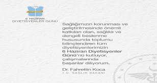 Dünya diyetisyenler günü 7 şiirini okumak için tıklayın. Bakan Koca Dan Diyetisyenler Gunu Mesaji Ankara