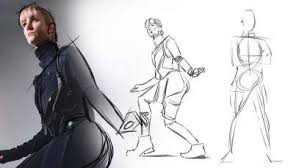 How to draw back muscles hulk youtube. Figure Models Model Poses For Drawing Video Sessions Paintingtube