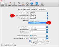 Change your safari homepage on mac. How To Open The Same Set Of Web Pages Every Time You Start Your Browser