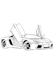 Ferrari coloring pages are black and white pictures of fast cars. Coloring Pages Ferrari Coloring Page