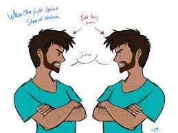 Steve and Herobrine: Other Artists Versus me | Minecraft Amino