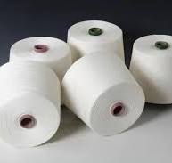 Dull White Spun Polyester Yarn, For Textile Industry, Count ...